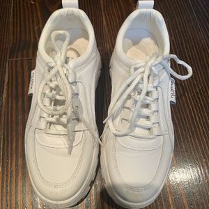 White Platform Sneakers